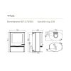 Kaminofen TermaTech TT22 schwarz