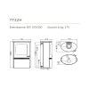 Kaminofen TermaTech TT22H schwarz