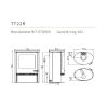 Kaminofen TermaTech TT22R schwarz