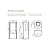 Kaminofen TermaTech TT30G Classic schwarz