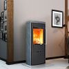 Kaminofen TermaTech TT30S schwarz mit Specksteinseiten