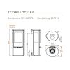 Kaminofen Termatech TT23 RGS mit Seitenglas und Speckstein