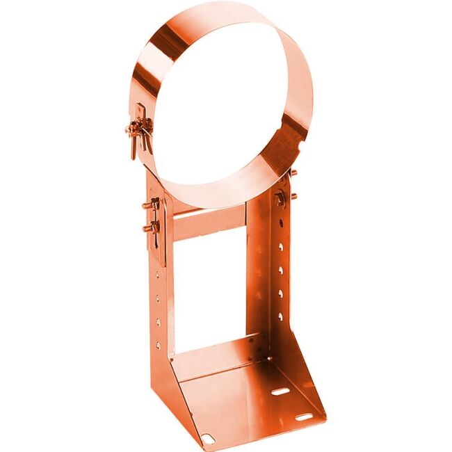 DINAK Kupferschornstein Wandbefestigungsklemmband 60-150 mm Ø 160