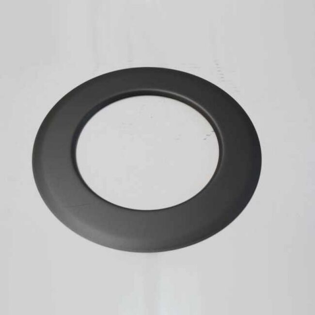 Wandrosette Rand 55 mm für Edelstahlrohr doppelwandig, Senotherm gussgrau #288