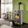 Kaminofen Koppe Caron Aqua, wasserführend Korpus gussgrau 8 kW