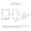 Wiking Ofen Mini 2 Niedrige Beine