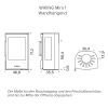 Wiking Ofen Miro 1 mit Seitenscheiben Wand