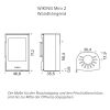 Wiking Ofen Miro 2 Wand