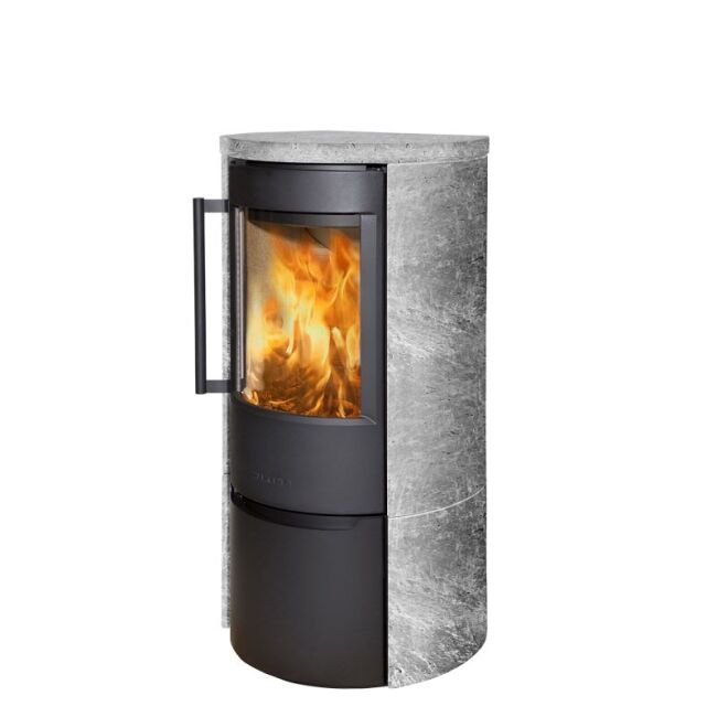 Wiking Ofen Luma 4 mit Natursteinverkleidung