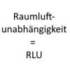 Raumluftunabhängigkeit RLU