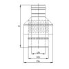 Luft Abgas System konzentrisch Zulufteinrichtung vertikal DN 60/100