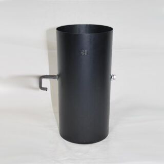 250 mm-Ofenrohr gebläut mit Drosselklappe
