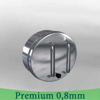Edelstahlschornstein 0,8mm Premium Verschlussdeckel