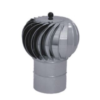 Edelstahlschornstein Zugverstärker Kaminaufsatz Turbovent
