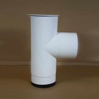 Kapselknie 330 mm High-Quality-Line weiß emailliert