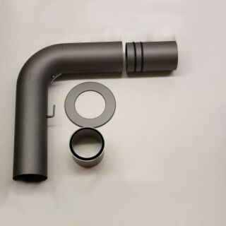 Ofenrohr Teleskop Set (Variante V) Senotherm lackiert