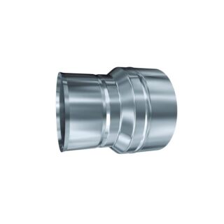 Edelstahlschornstein einwandig 0,5mm Reduzierung RD MKS