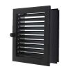 CB Warmluftgitter 20x15 Schwarz