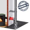 Edelstahlschornstein 1,0mm Premium Längenelement 500 mm m. integr. Wandfutter kürzbar DW 80