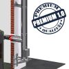 Edelstahlschornstein 1,0mm Premium Übergang DW Endstück EW DW 80