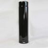 Fix-Rohr verstellbar 1000 mm DN 120 mm, High-Quality-Line schwarz glänzend emailliert
