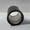 Isoline Edelstahlrohr doppelwandig DN 150 mm Länge 150 mm, Senotherm schwarz #310