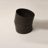 Rauchrohr-Bogen 15° DN 120 mm ohne Reinigungsöffnung, Senotherm gussgrau hell #820