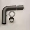 Ofenrohr Teleskop Set (Variante V) DN 150 mm, Senotherm gussgrau hell #820