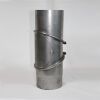Rauchrohr-Bogen 3tlg. DN 130 mm eingezogen, drehbar mit Reinigungsöffnung (unlackiert)