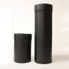 Rauchrohr-Längenelement 250 mm DN 130 mit geweiteter Steckverbindung (schutzlackiert)