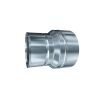 Edelstahlschornstein einwandig 0,5mm Reduzierung RD MKS DN 100