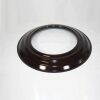 Wand-Rosette DN 120 mm Standard-Line braun emailliert