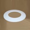Wand-Rosette weit DN 100 mm, High-Quality-Line weiß emailliert