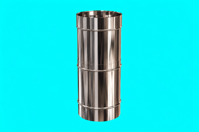Edelstahlschornstein 0,8mm Premium Justierelement RTJ DW 80