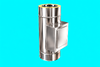 Edelstahlschornstein 1,0mm Premium Reinigung mit Tür DW 80
