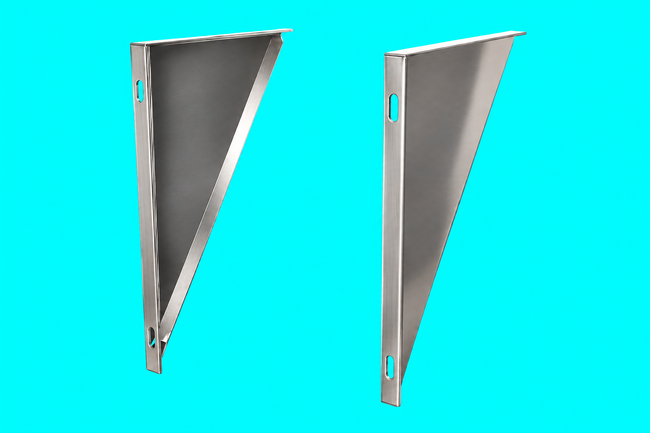 Edelstahlschornstein Konsolbleche verstellbar - 200 mm